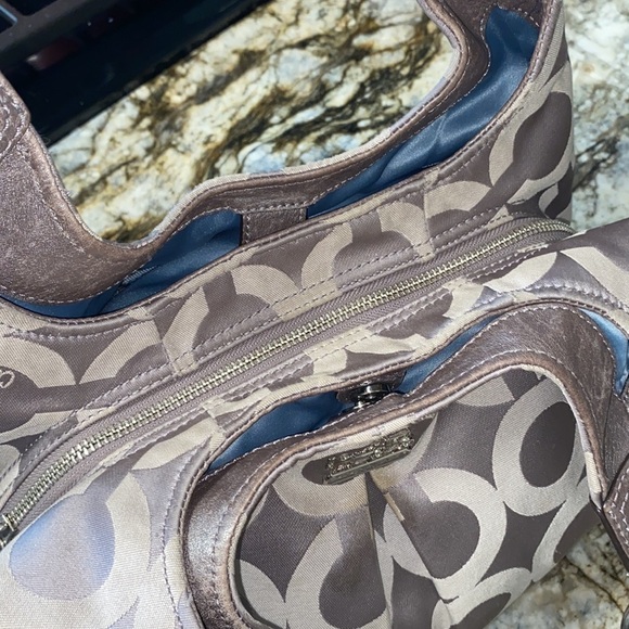 Coach Madison Maggie OpArt Silver, Gray - Picture 8 of 12